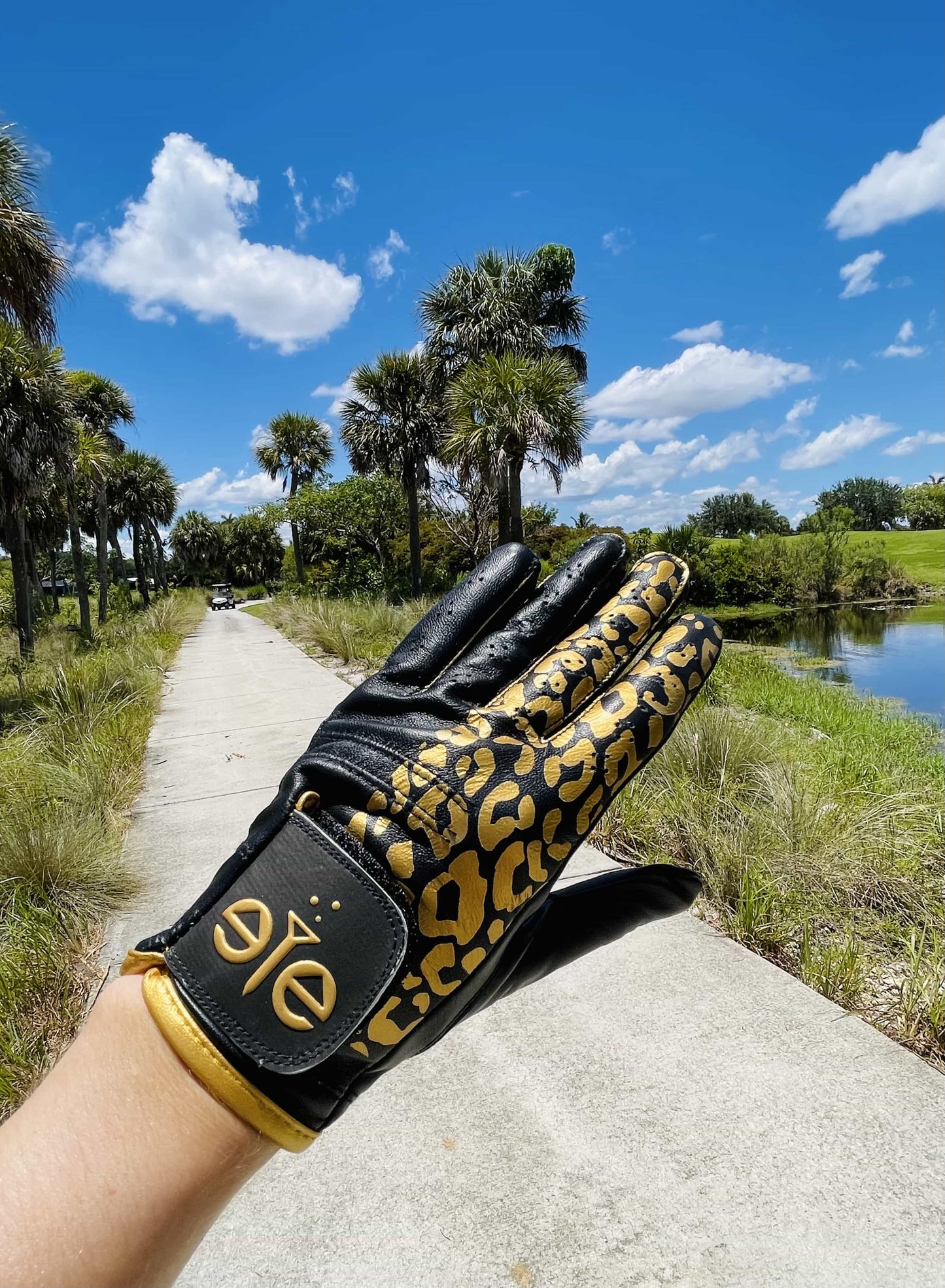 Leopard Golf Glove